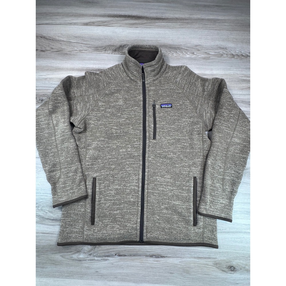 Patagonia Better Sweater Full Zip Fleece Jacket Mens Large Nickel Gray25527 FA15